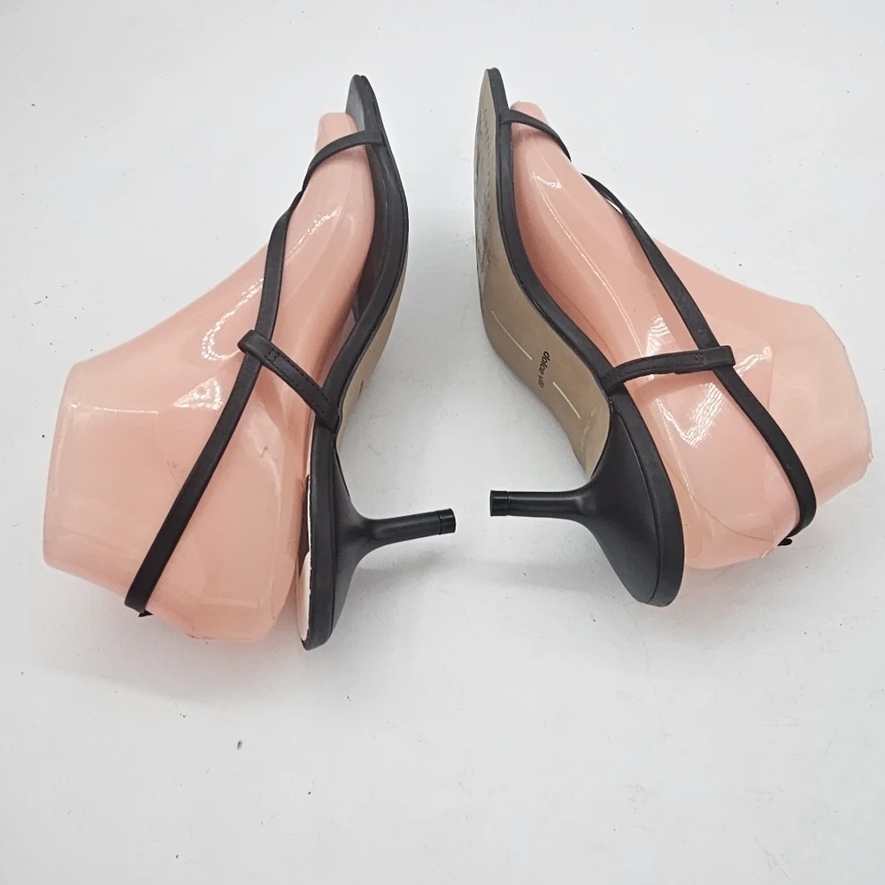 Dolce Vita Laury Black Strappy Sandals Made in Brazil Women’s Size 7.5